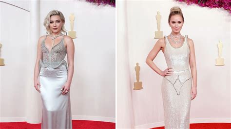 florence pugh emily blunt|Emily Blunt and Florence Pugh wore gravity defying looks for .